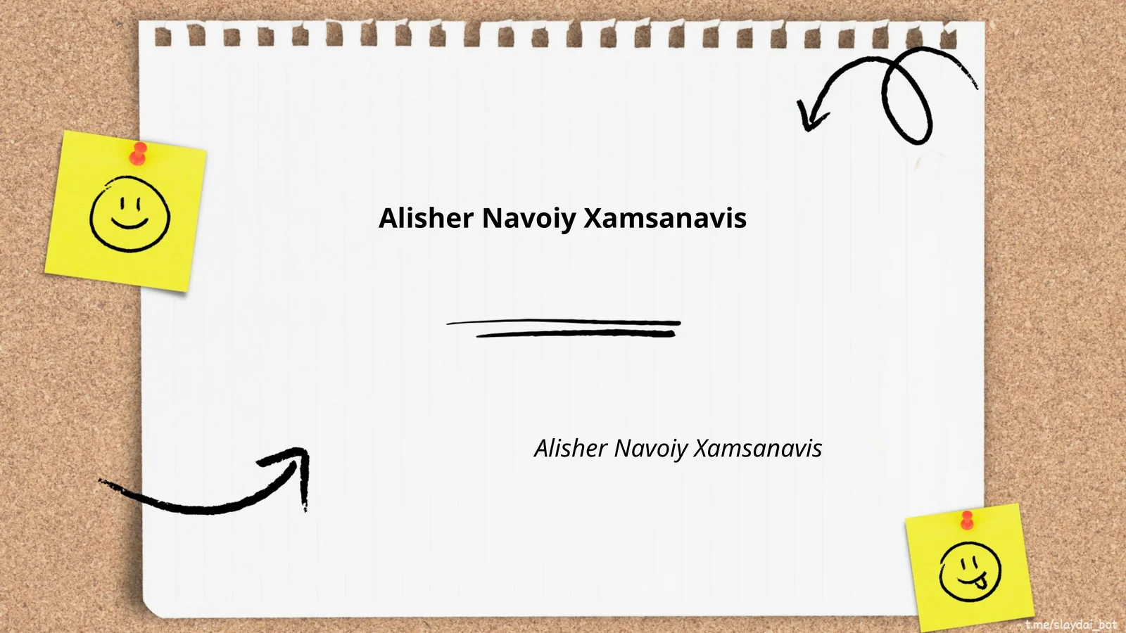 Alisher Navoiy Xamsanavis