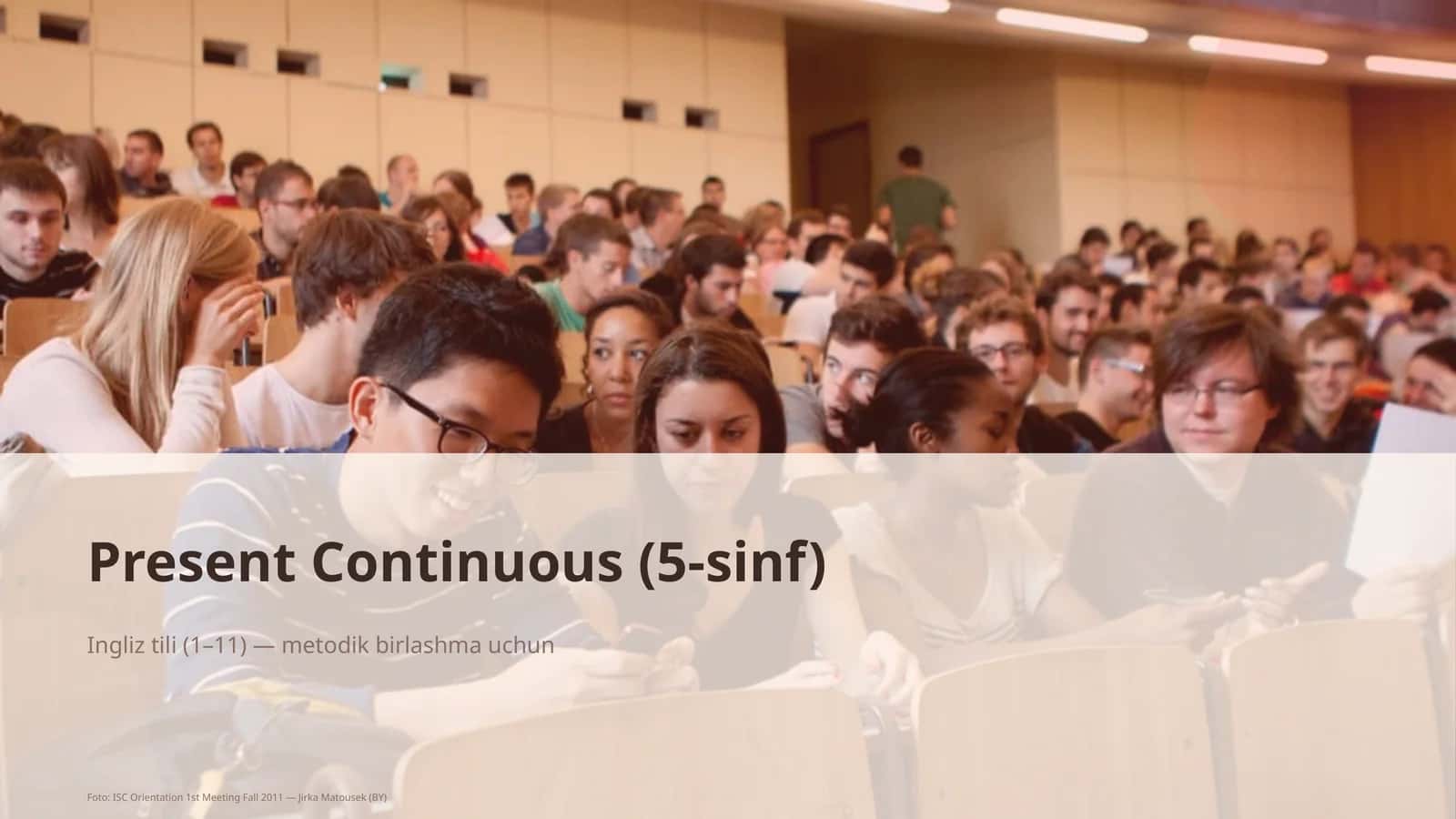 Present Continuous (5-sinf)
