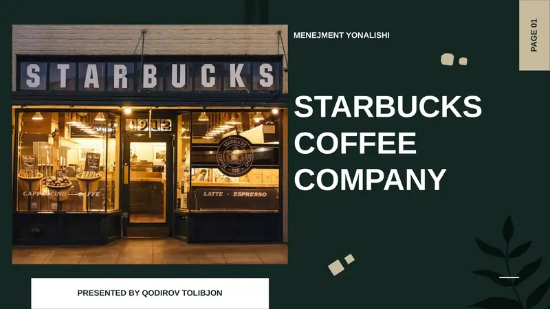 STARBUCKS COFFEE