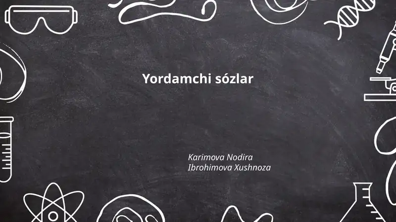 Yordamchi so'zlar