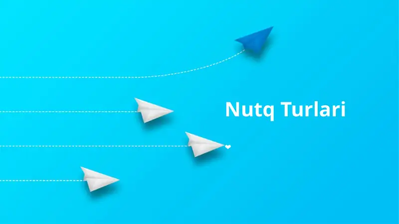 Nutq Turlari