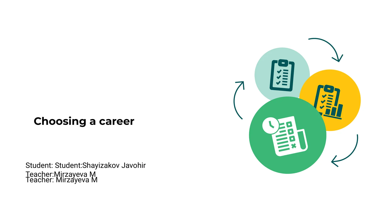 Choosing a career