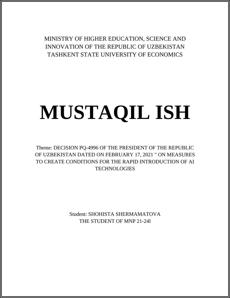 Establishment of AI Development Centers