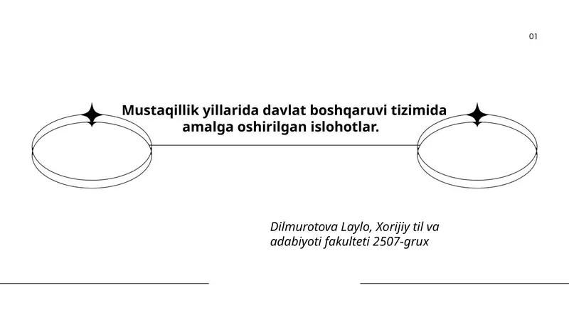 Konstitutsiyaviy islohotlar va davlat boshqaruvi institutlarining qayta shakllantirilishi