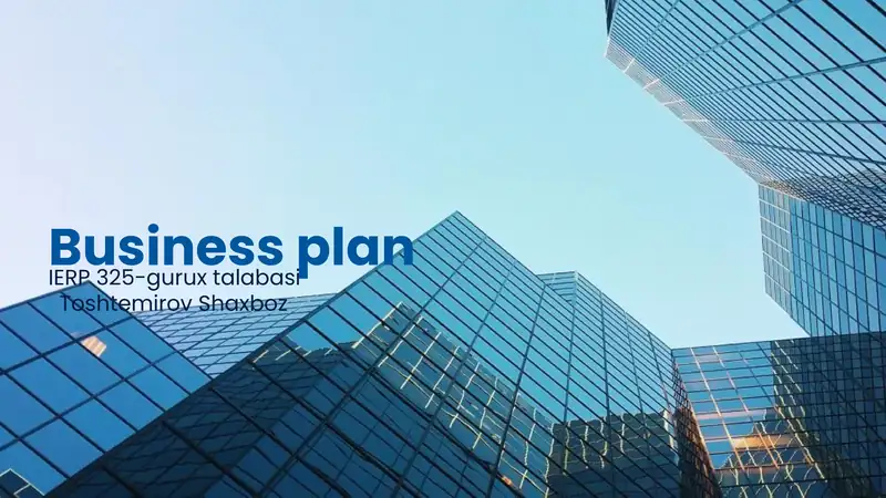 Business plan