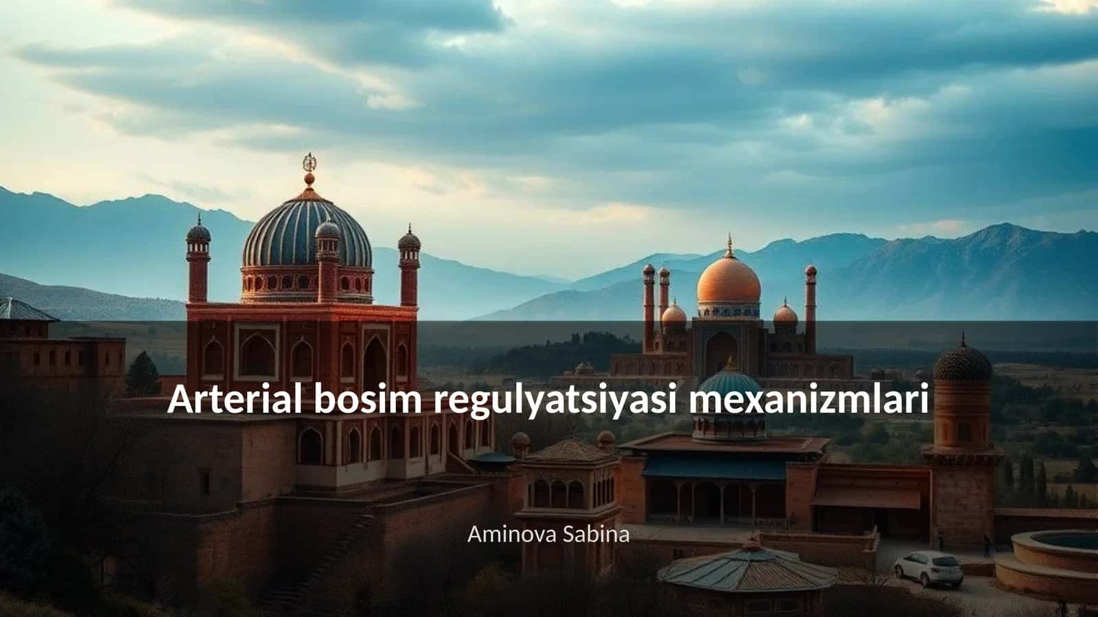 Arterial bosim regulyatsiyasi mexanizmlari