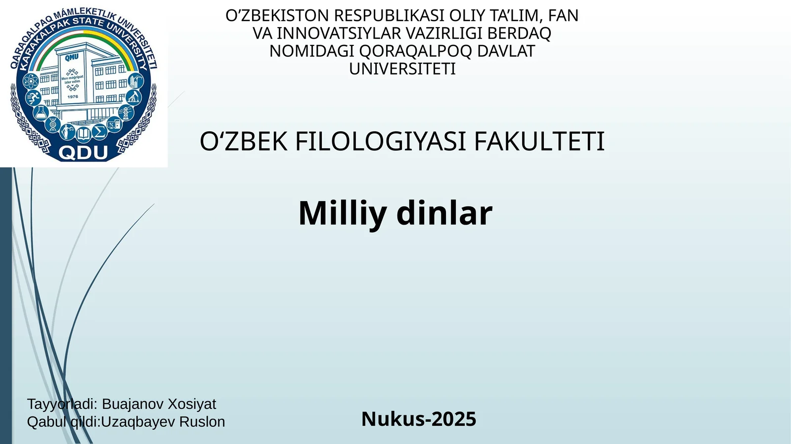 Milliy dinlar