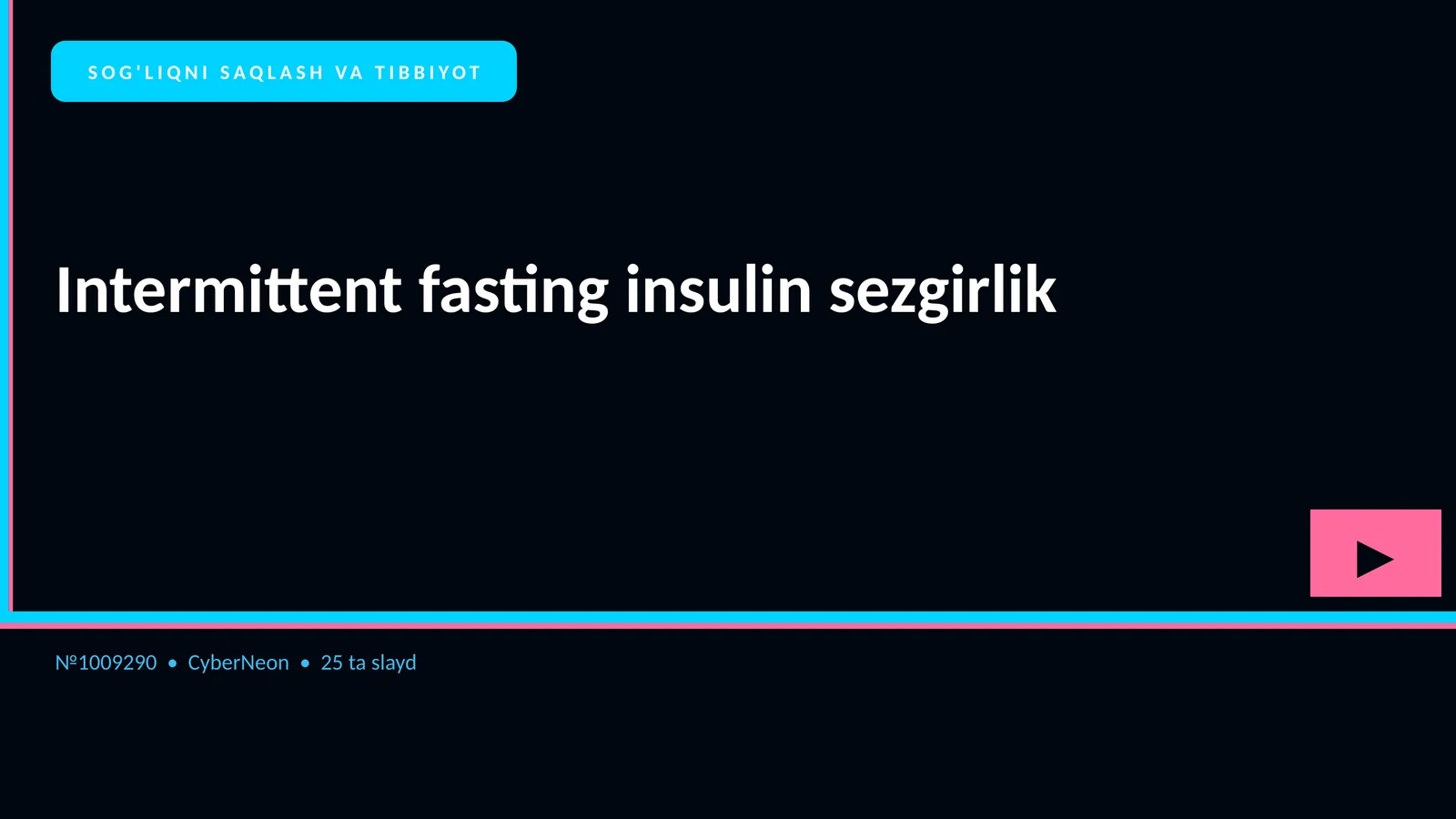 Intermittent fasting insulin sezgirlik