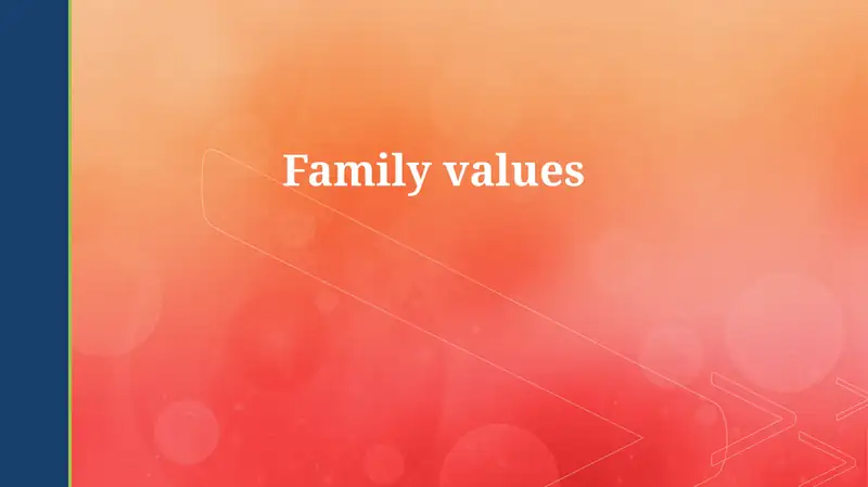 Family values