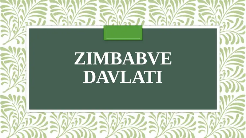 Zimbabve davlati