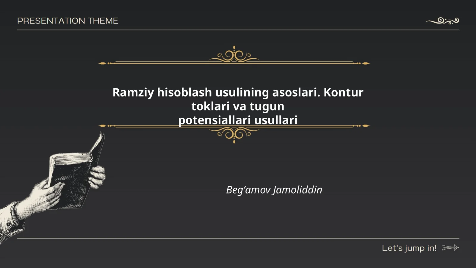 Ramziy hisoblash usulining asoslari