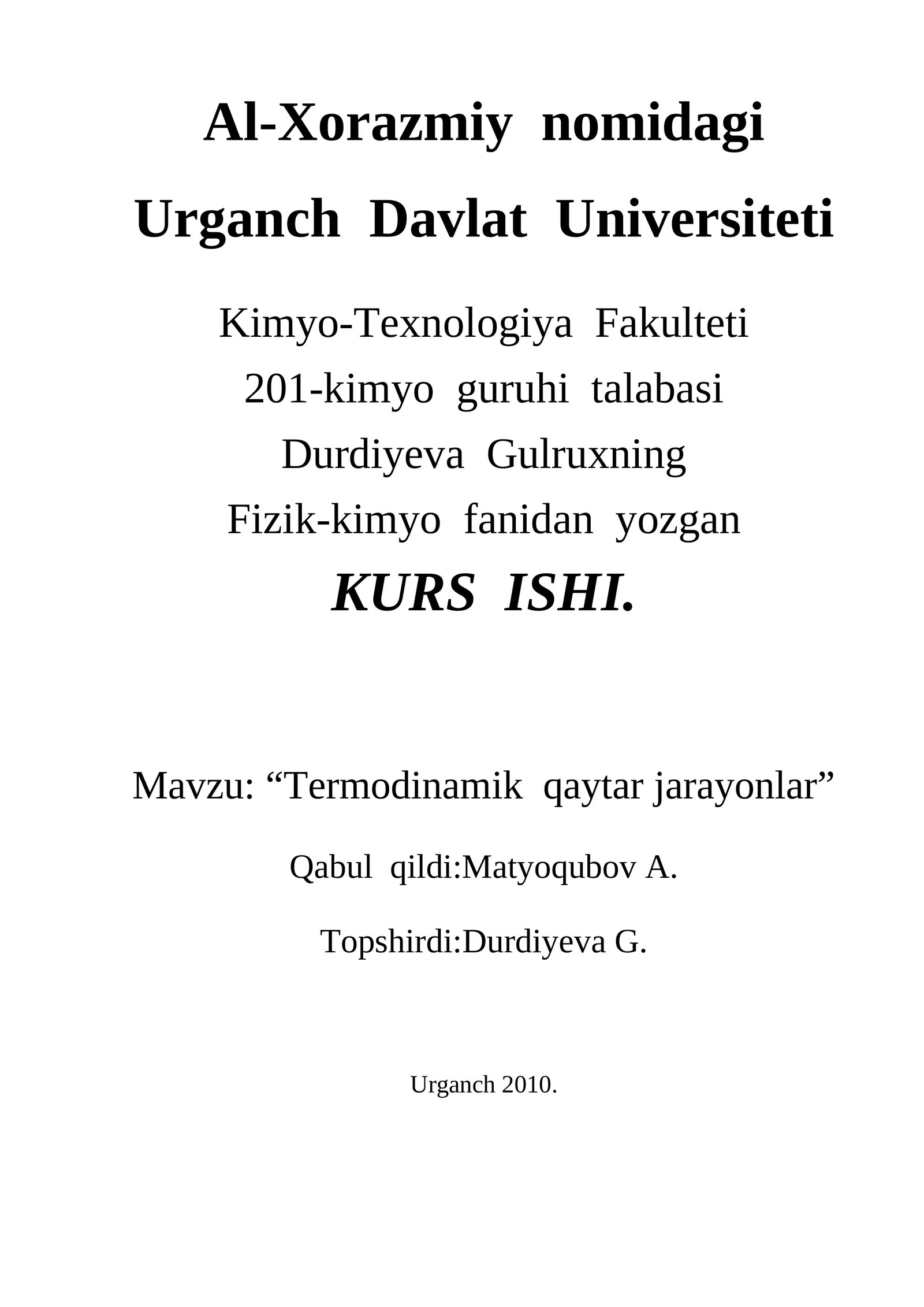 Termodinamik qaytar jarayonlar