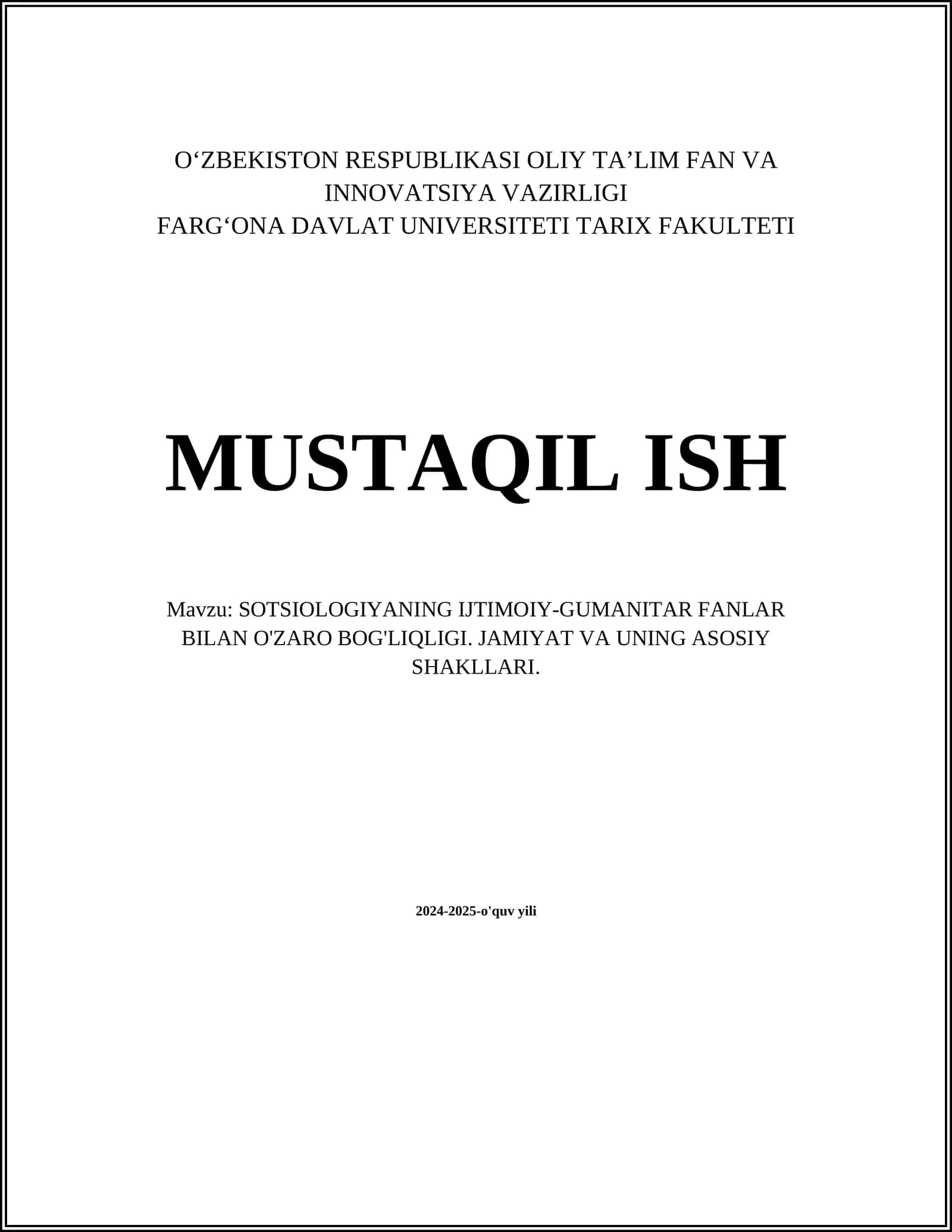 Sotsiologiya va falsafa o'rtasidagi bog'liqlik