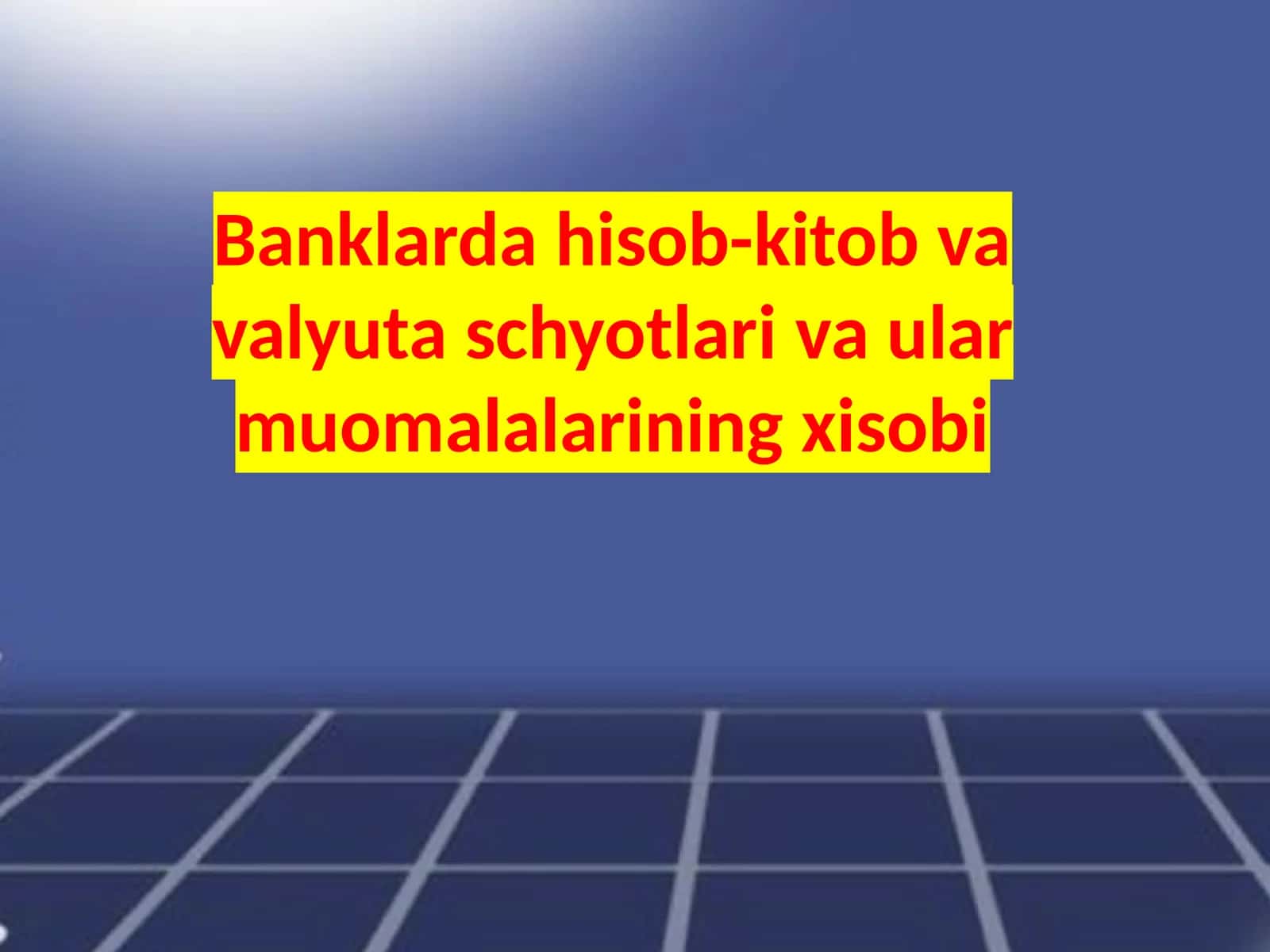 Banklararo hisob-kitob jarayonlani