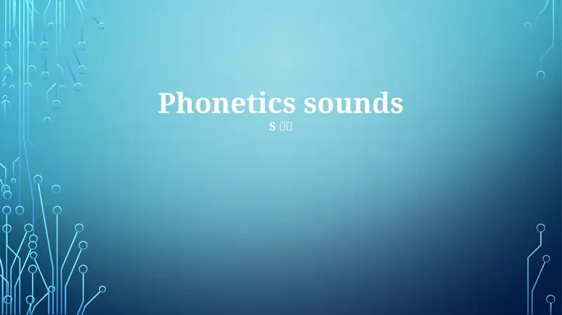 Introduction to Phonetics: The Science of Speech Sounds