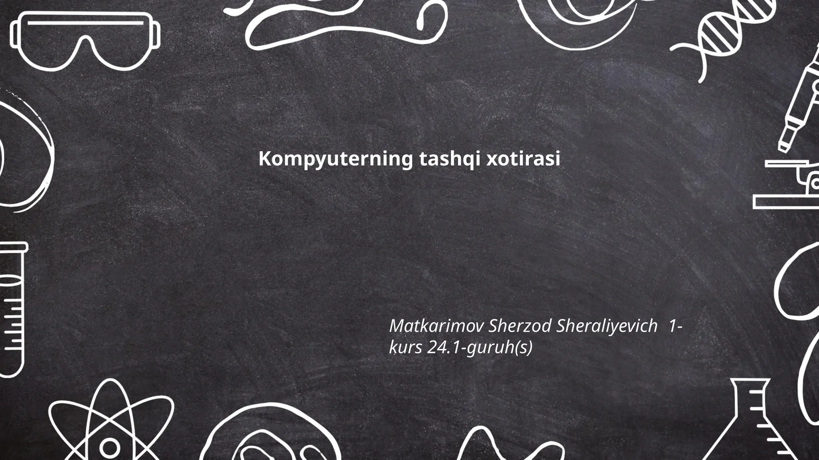 Tashqi xotira turlari
