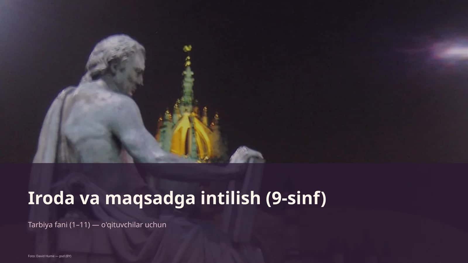 Iroda va maqsadga intilish (9-sinf)