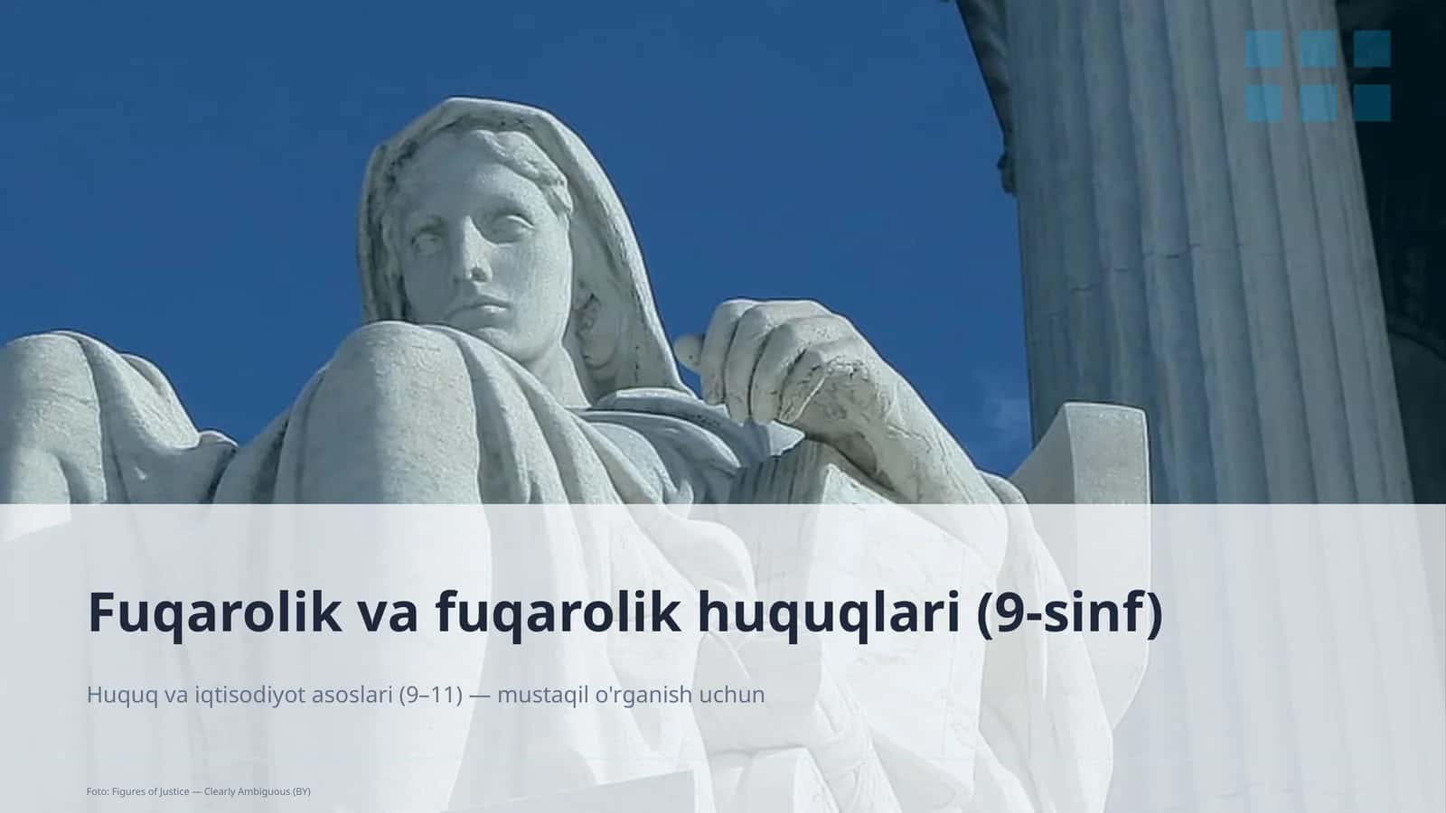 Fuqarolik va fuqarolik huquqlari (9-sinf)