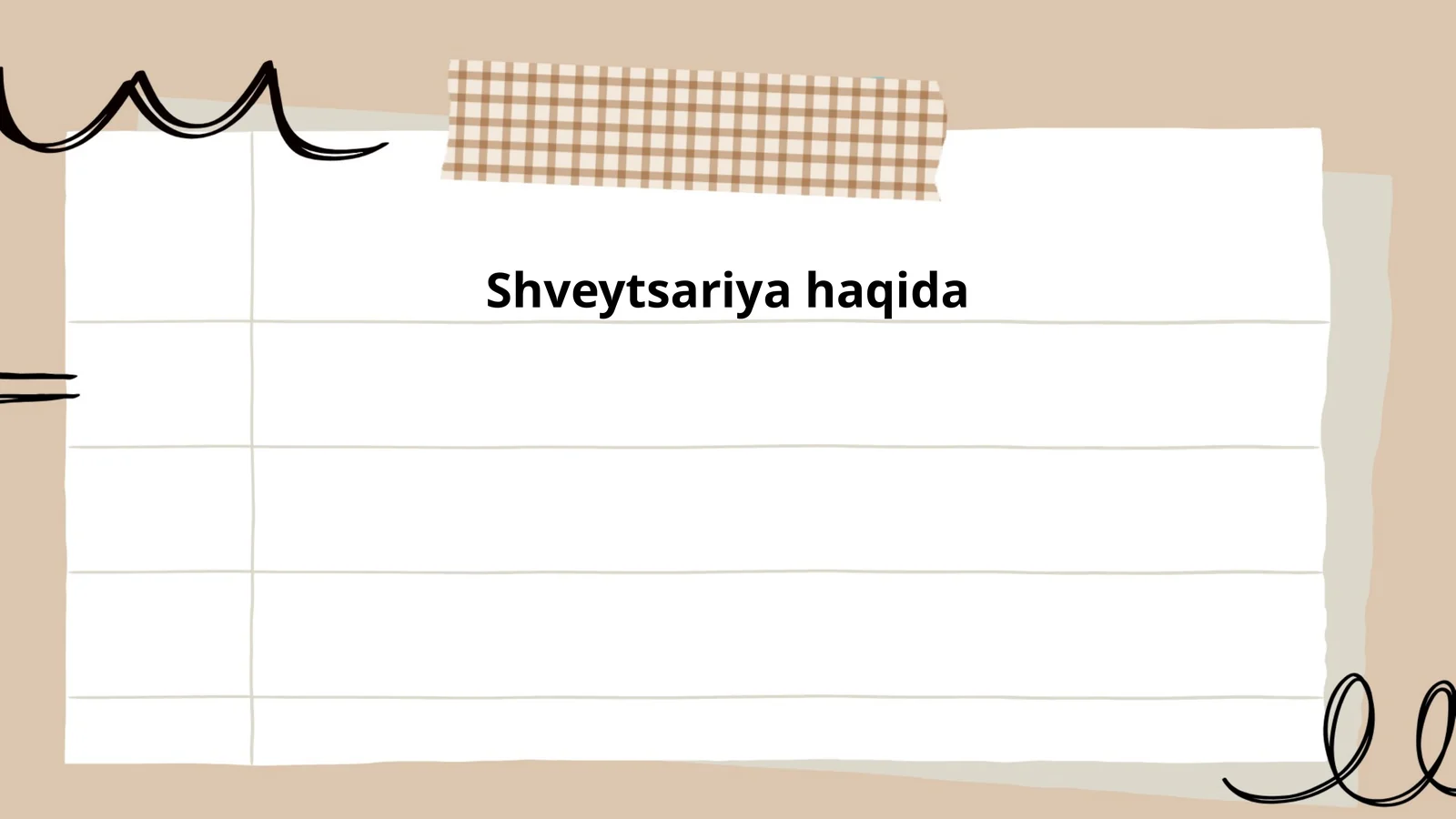 Shveytsariya haqida