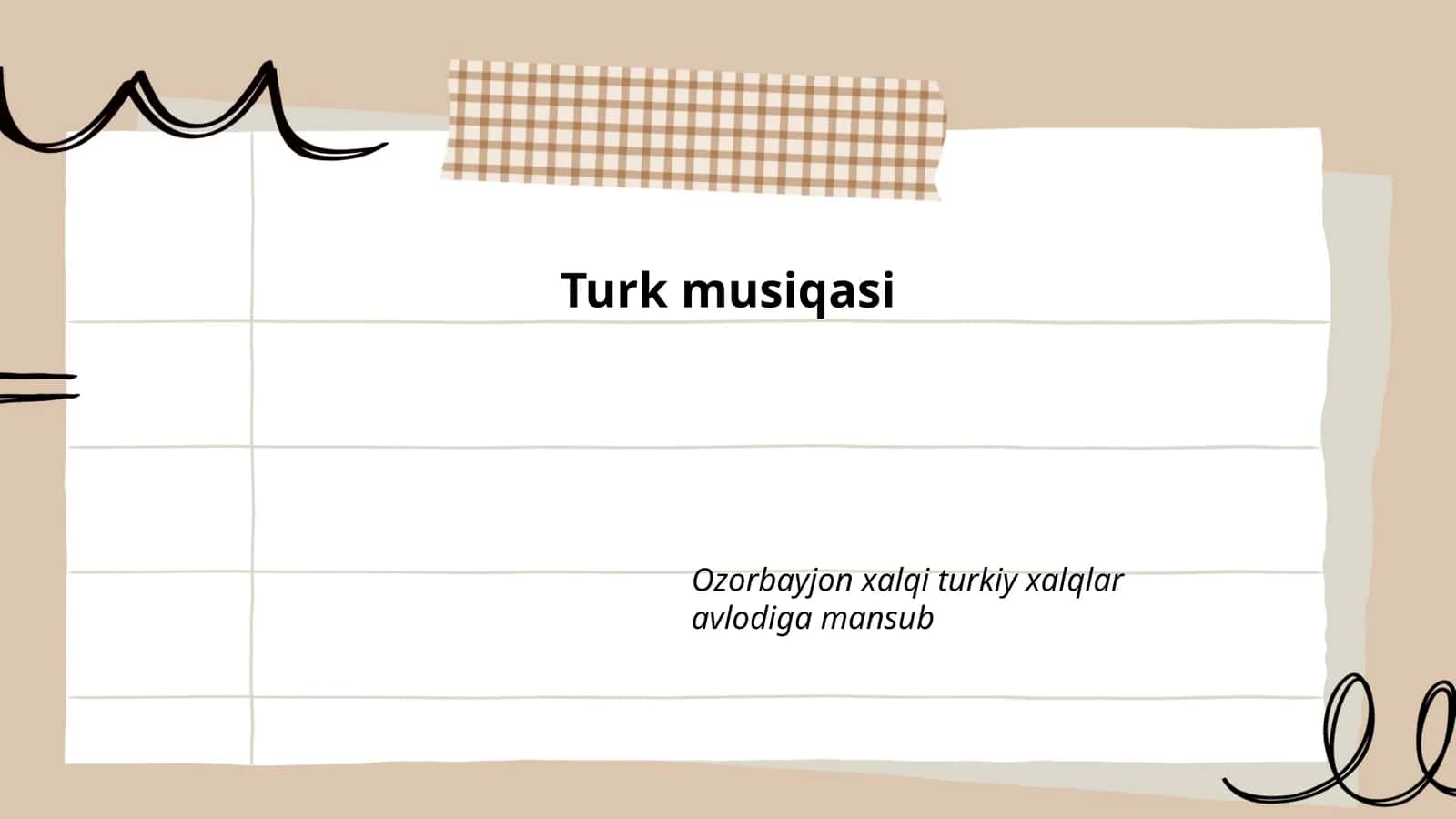 Turk musiqasi