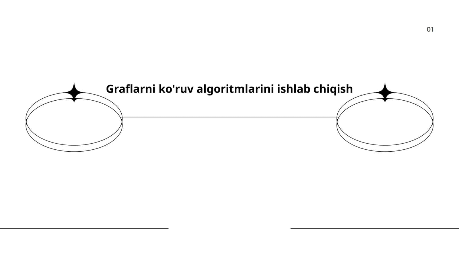 Graflarni ko'ruv algoritmlarini ishlab chiqish