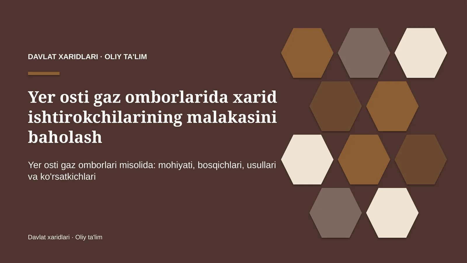 yer osti gaz omborlarida xarid ishtirokchilarining malakasini baholash 1711