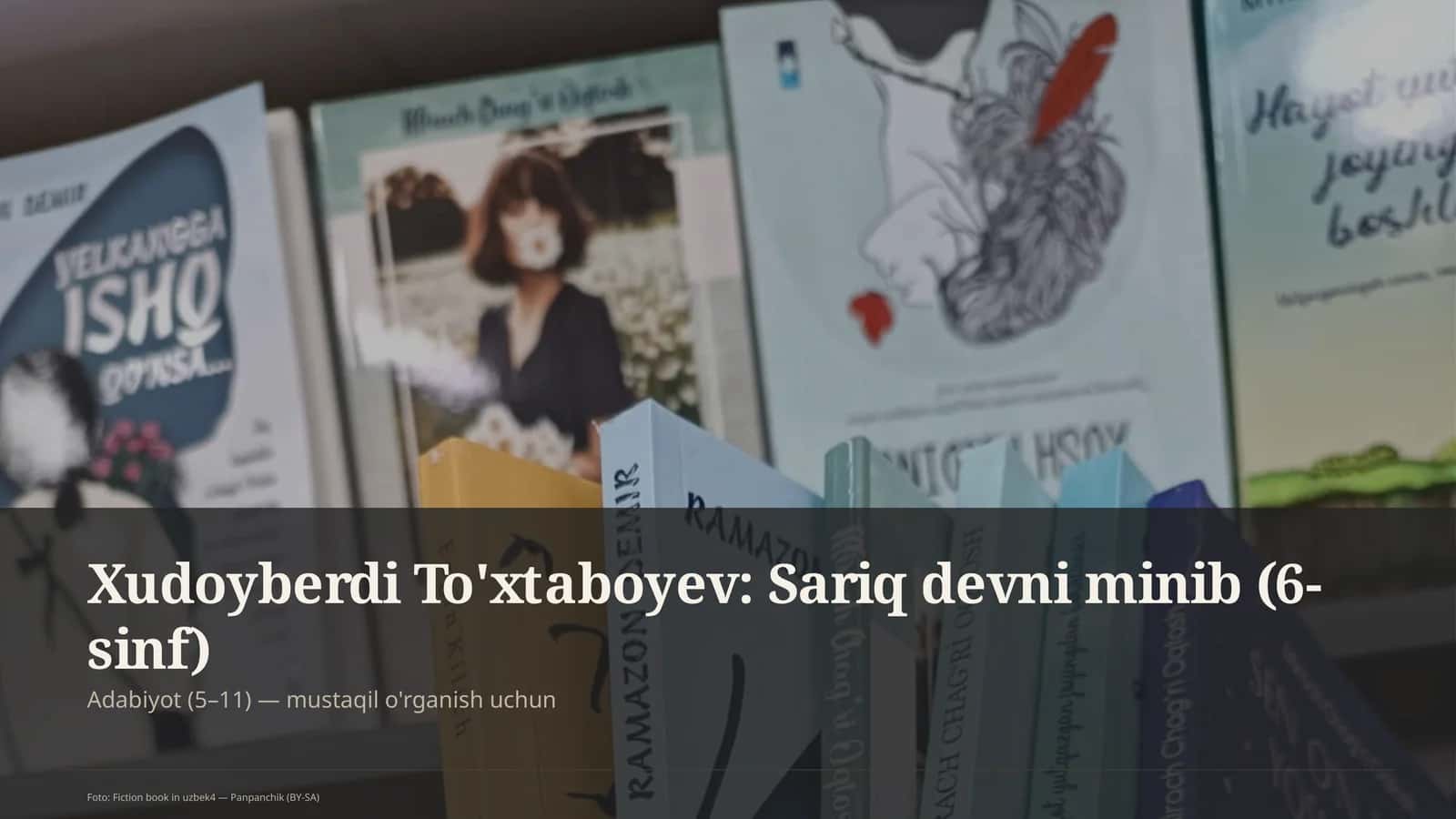 Sariq devni minib (6-sinf)