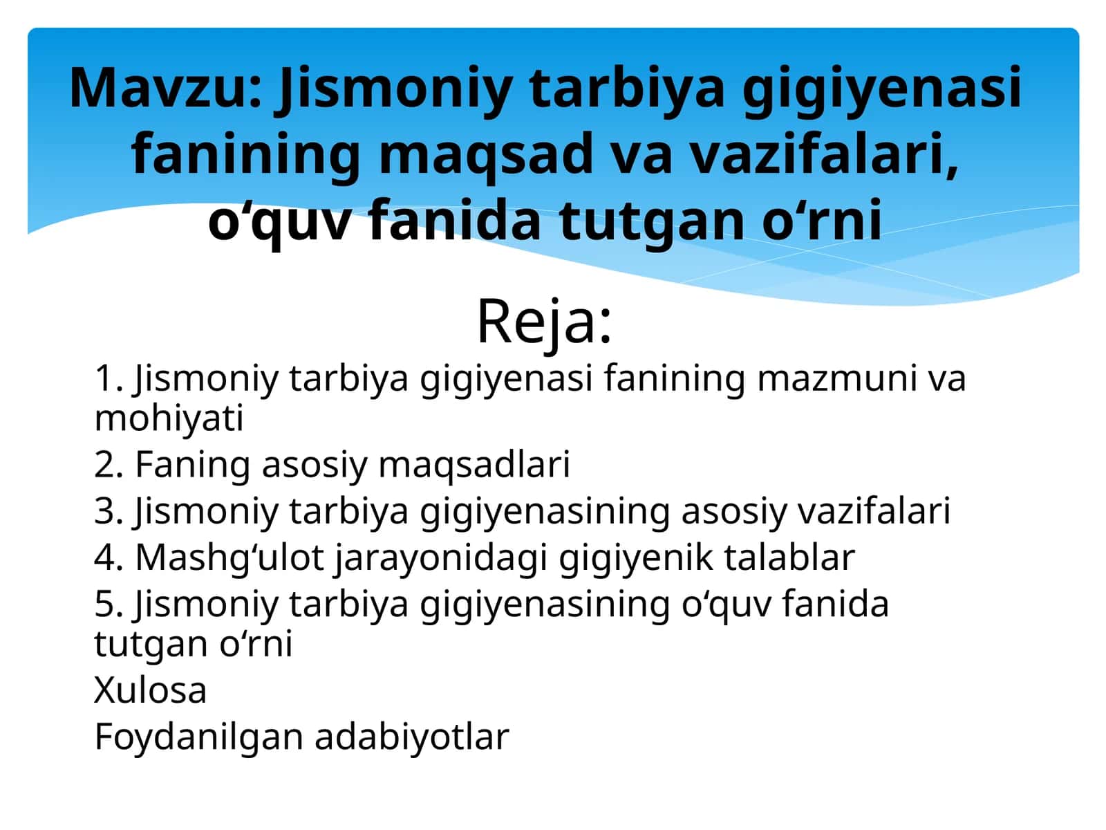 Jismoniy tarbiya giyoh asoslari