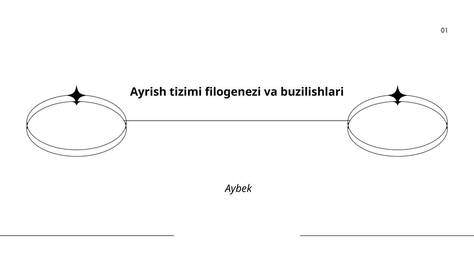 Ayrish tizimi filogenezi va buzilishlari