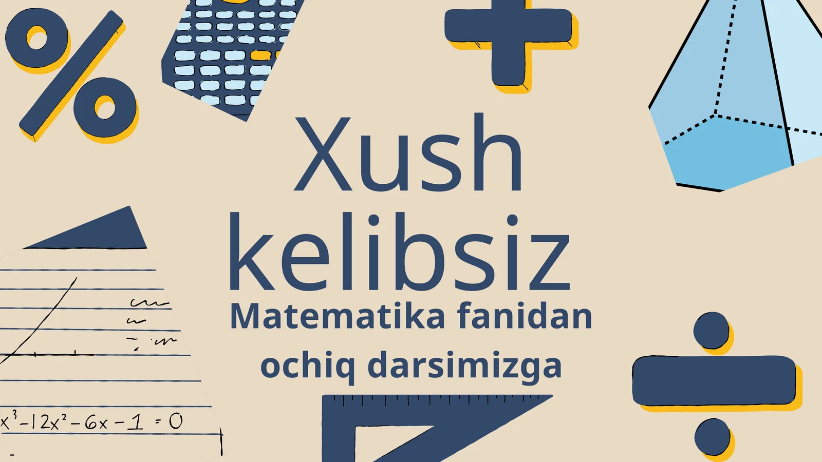 Matematika fanidan ochiq dars burchak