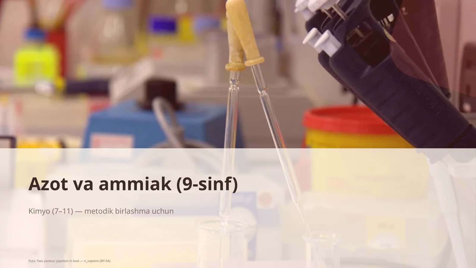 Azot va ammiak (9-sinf)
