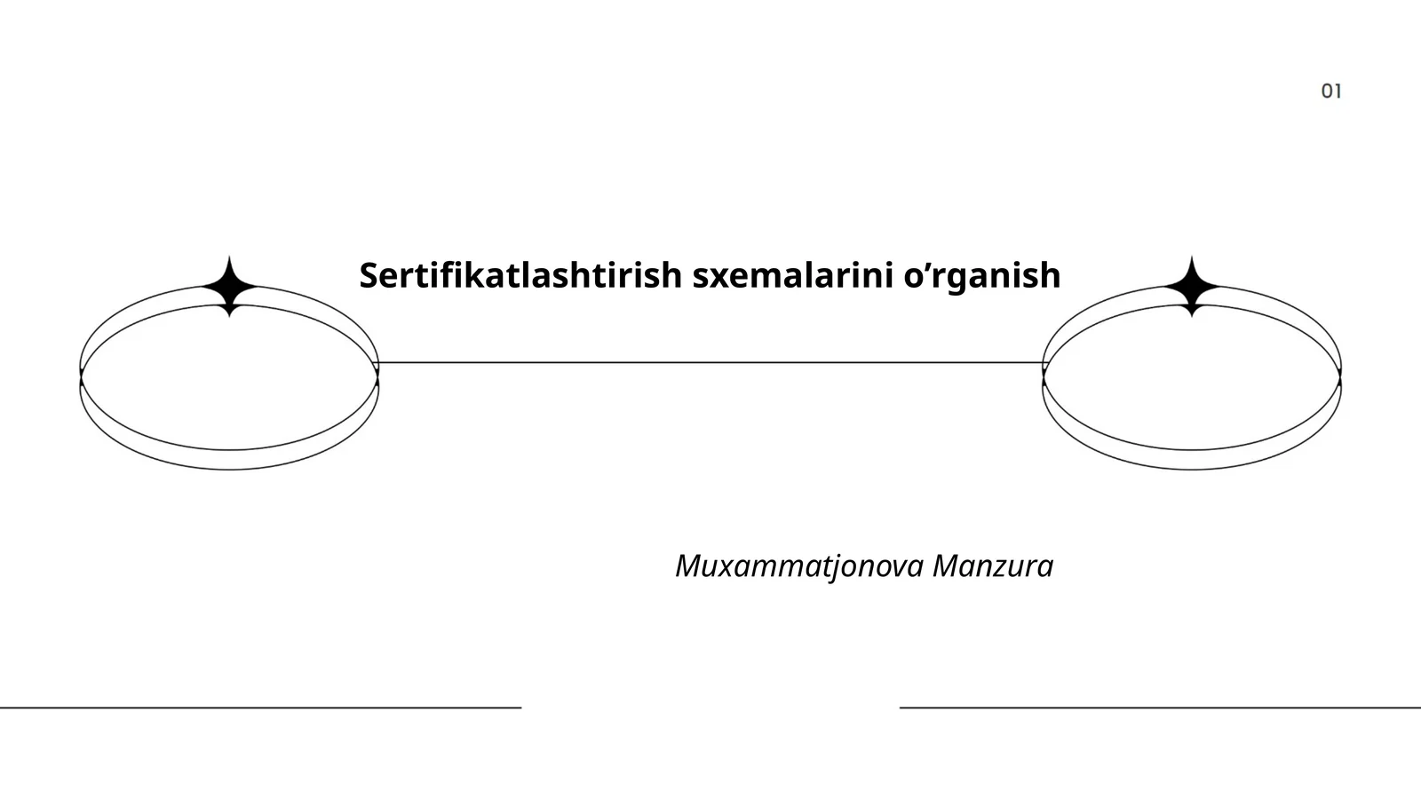 Sertifikatlashtirish sxemalarini o’rganish
