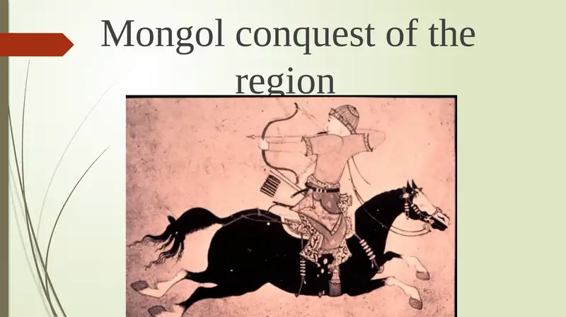 Mongol conquest of the region