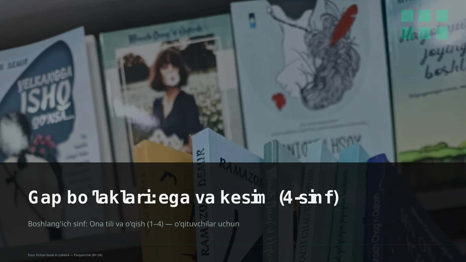 Gap bo'laklari: ega va kesim (4-sinf)
