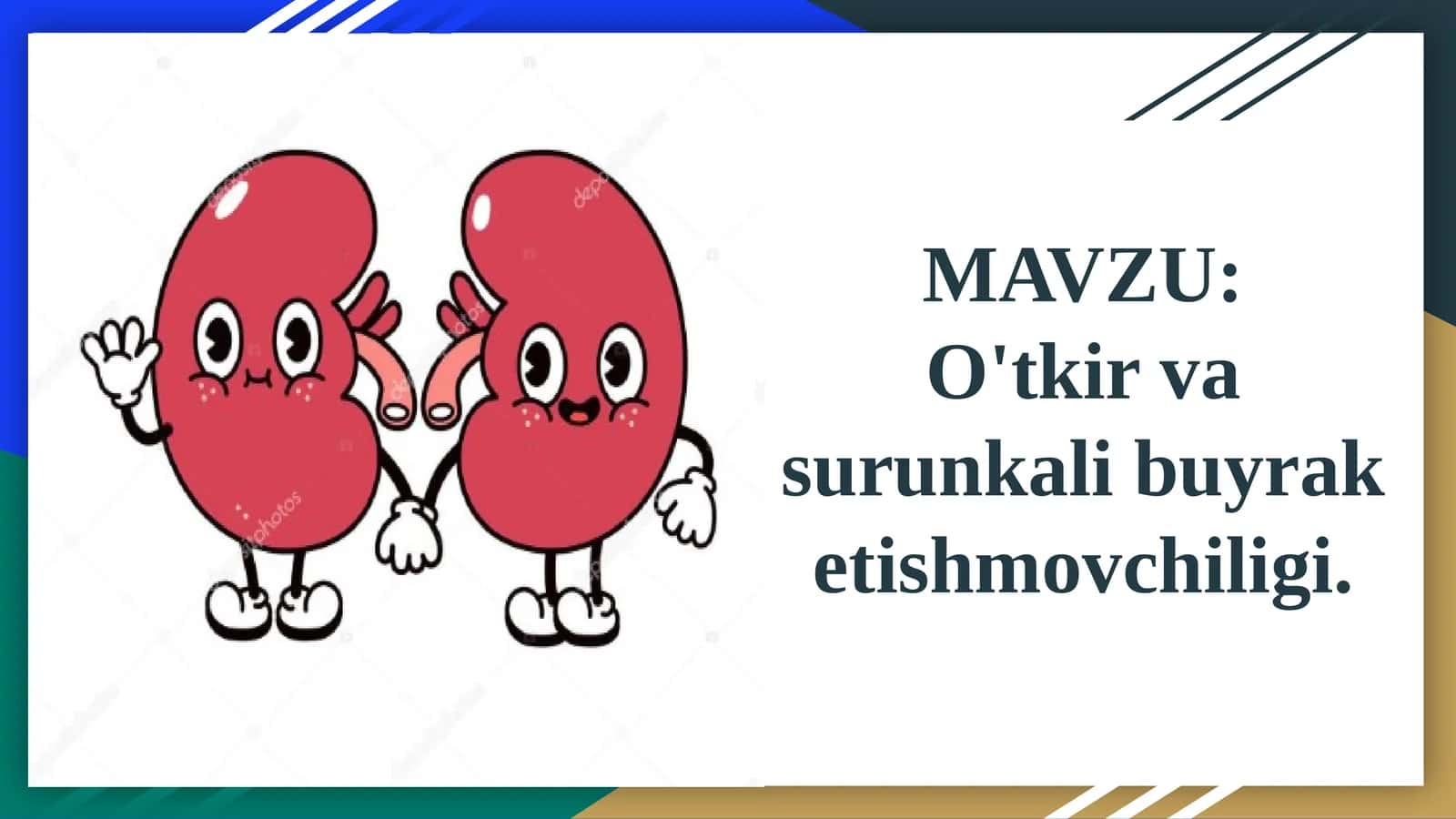 O'tkir va surunkali buyrak etishmovchiligi