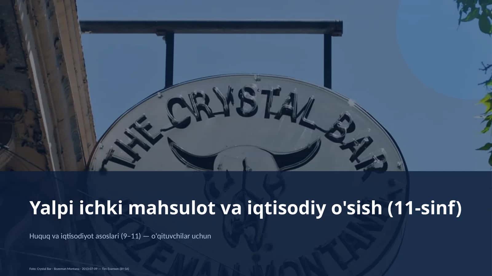 Huquq va iqtisodiyot asoslari