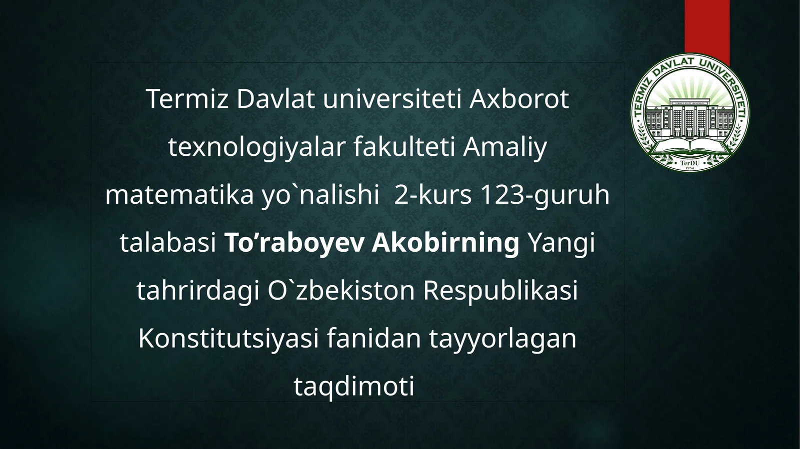 Mahalliy davlat hokimiyati organlari tizimi va vazifasi