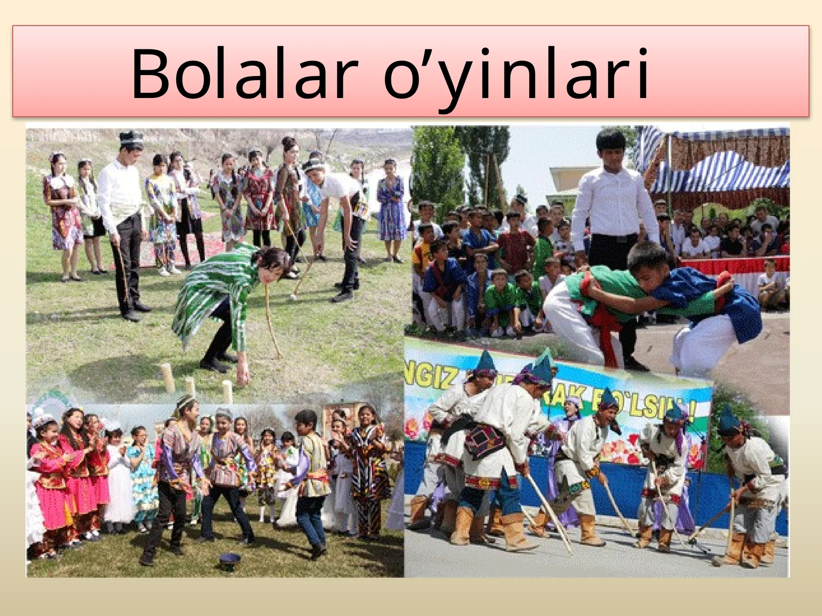 Bolalar o'yinlari