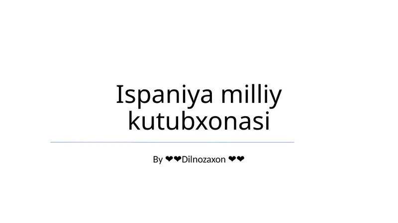 Ispaniya milliy kutubxonasi