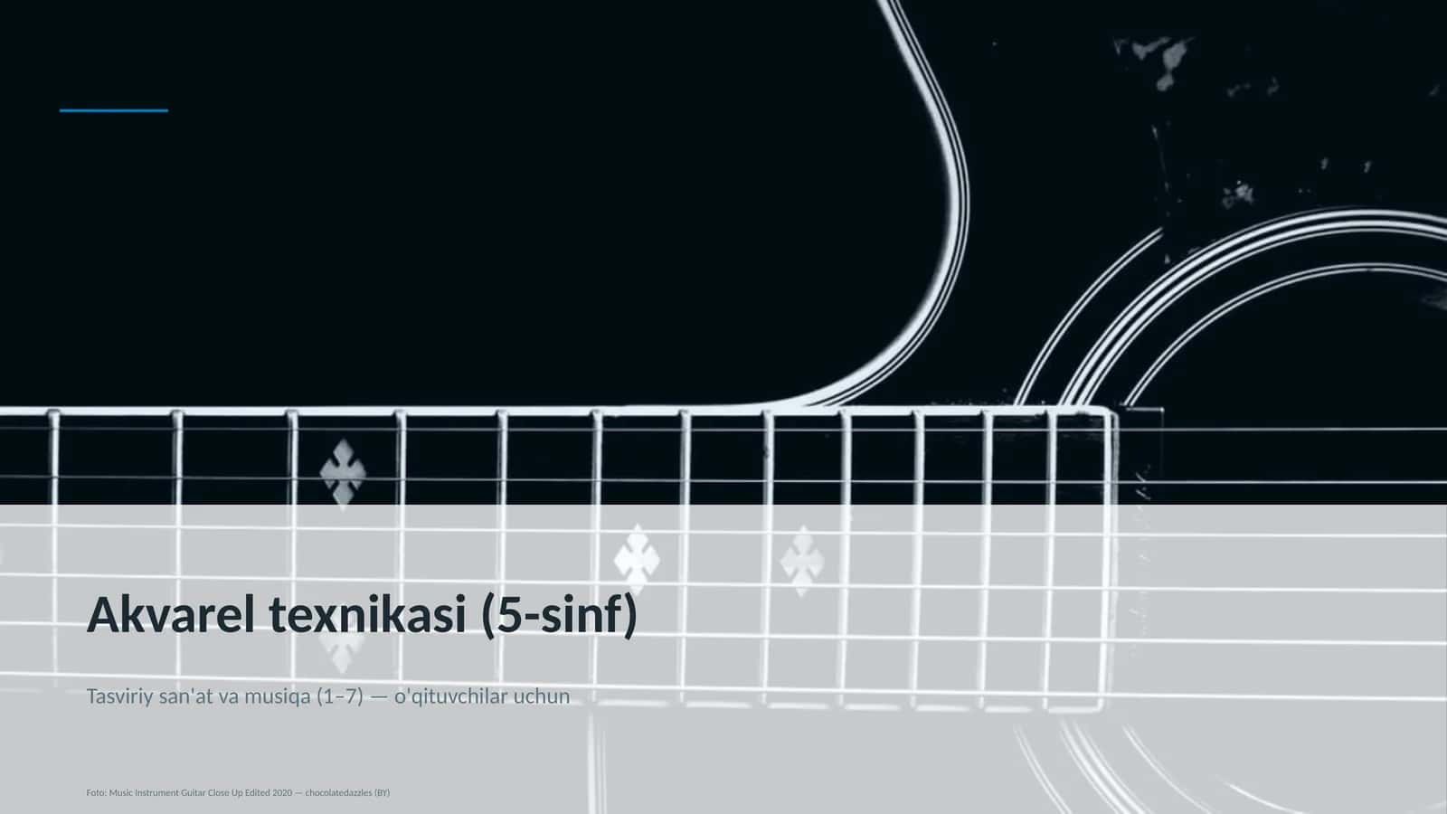 Akvarel texnikasi (5-sinf)