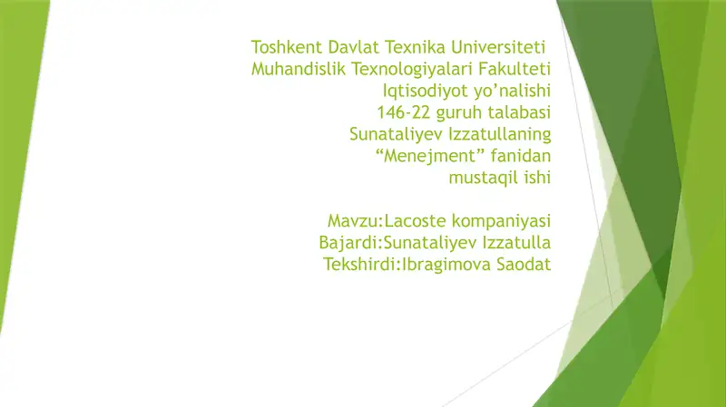 Lacoste kompaniyasi