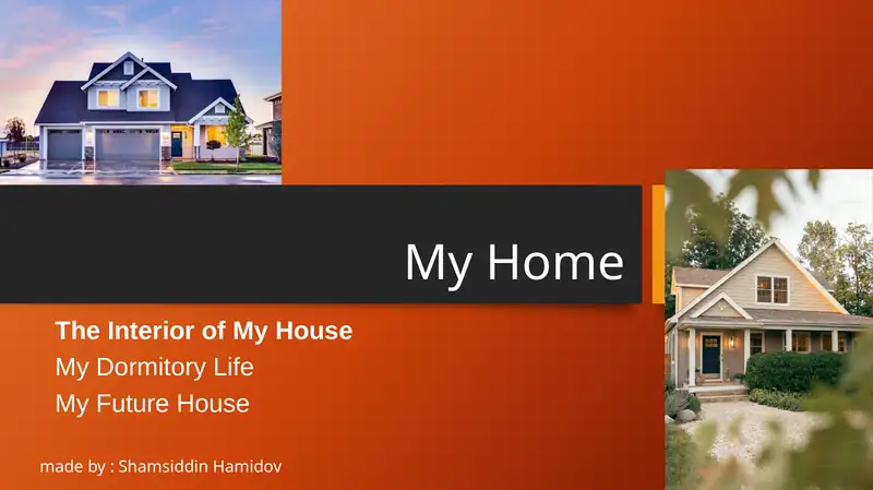 My Home slayd prezintatsiya