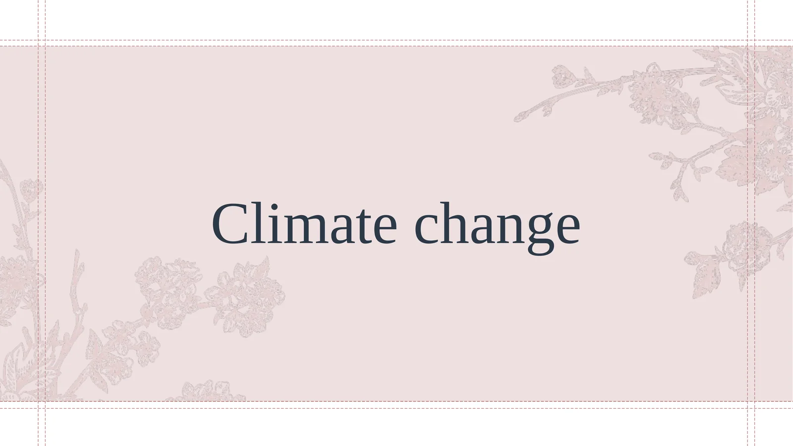 Climate change