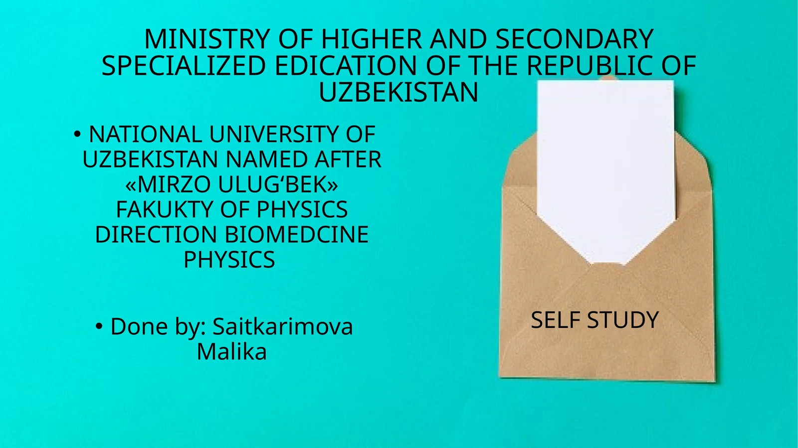 Non-official letters