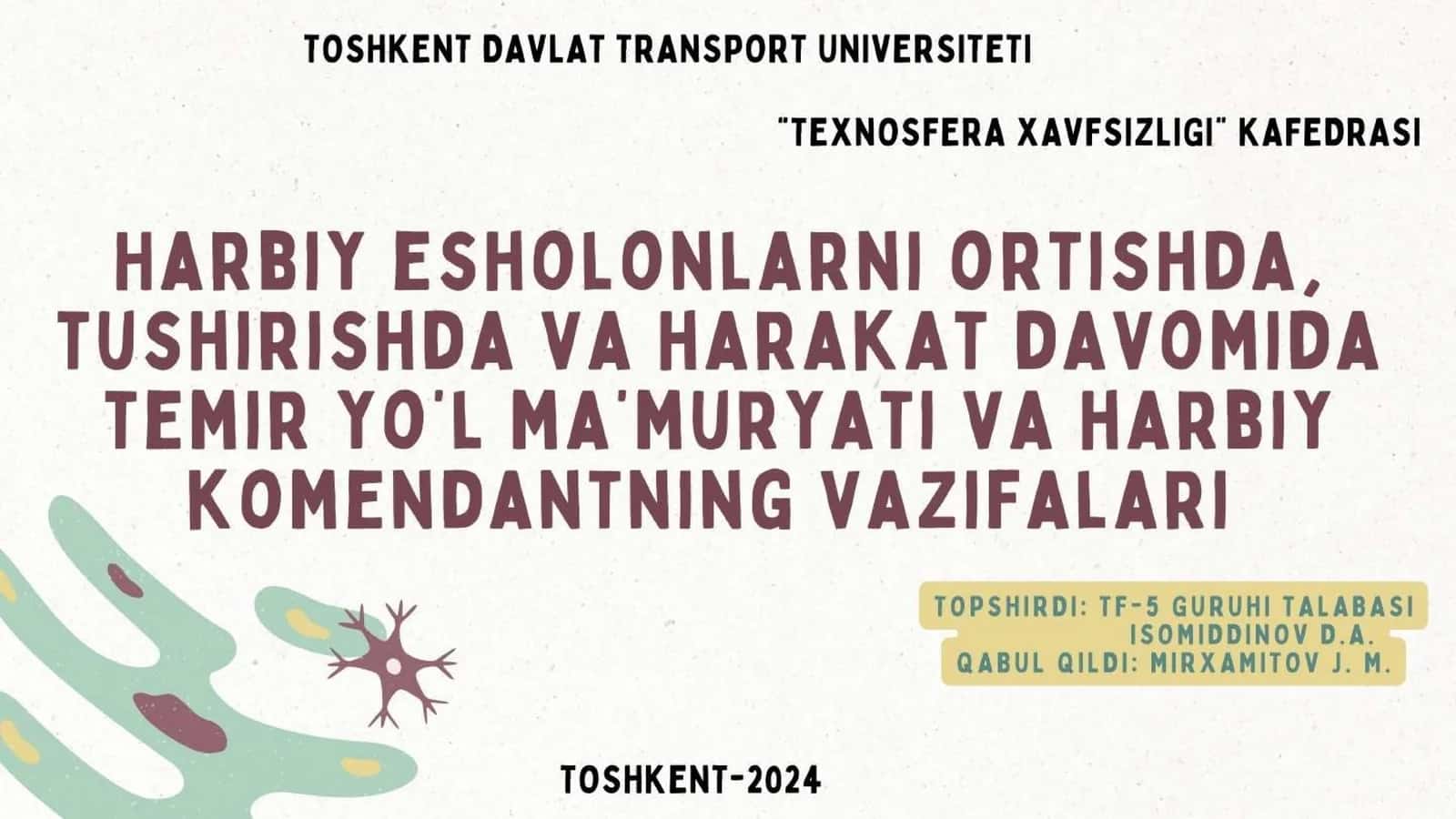 Harbiy harakatorganlaridamansabdorshaxslar