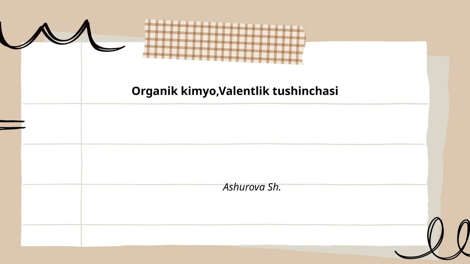 Organik kimyo, Valentlik tushinchasi