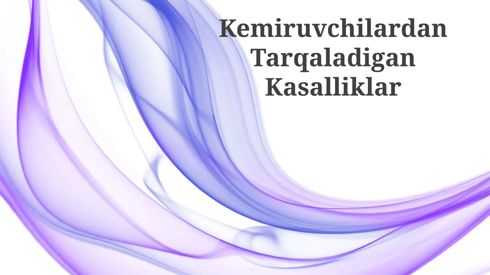 Kemiruvchilardan Tarqaladigan Kasalliklar