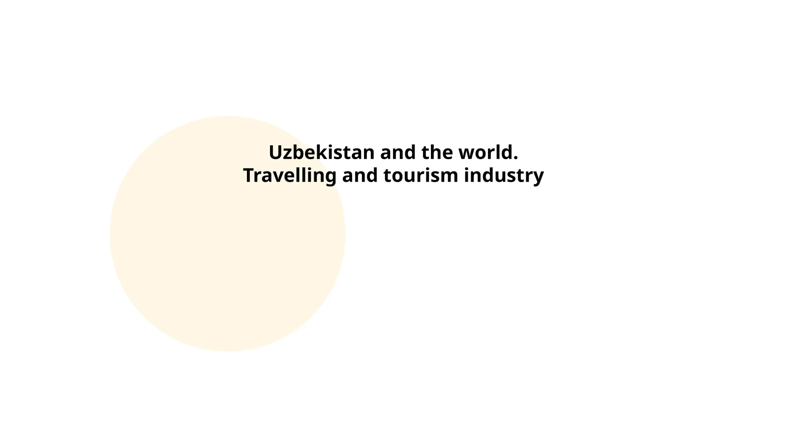 Travelling and Tourism in Uzbekistan