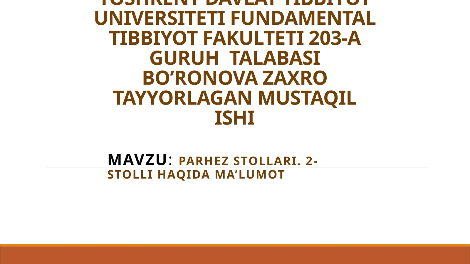 Parhez stollari