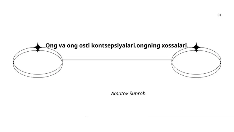 Ong va ong osti kontsepsiyalari